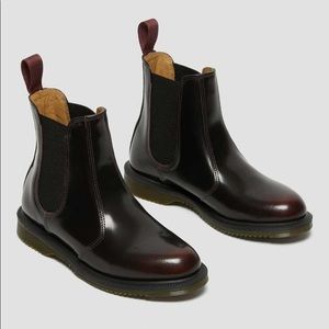 Dr. Martens Chelsea Boot (Flora) Cherry Red